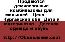Продаются демисезонные комбинезоны для малышей › Цена ­ 500 - Курганская обл. Дети и материнство » Детская одежда и обувь   